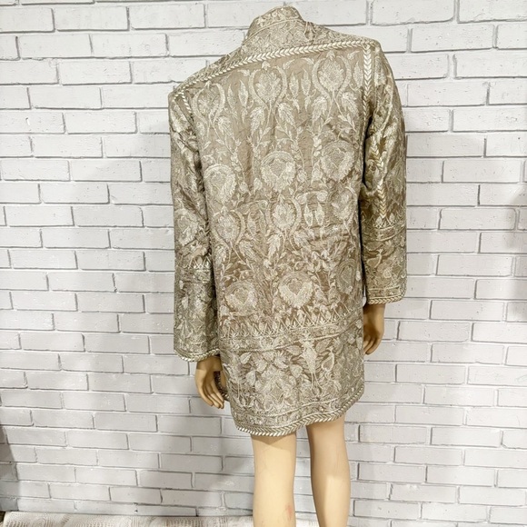 Bella Tu Women’s Selena Embroidered Metallic Jacket - Picture 2 of 9